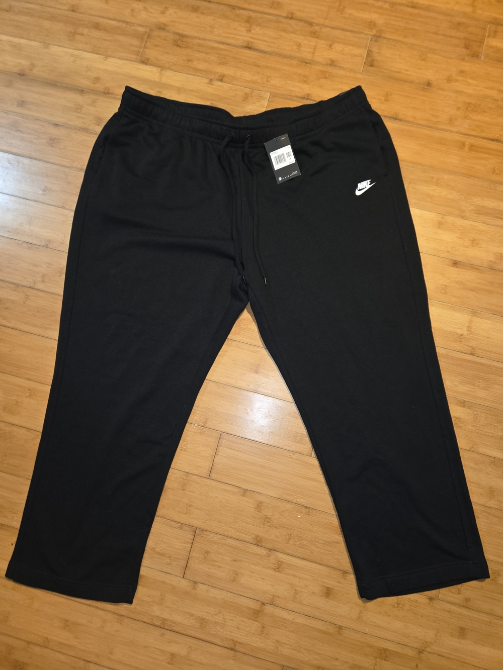 NWT Nike Womens Club Fleece Plus Size 3X Sweatpants Black